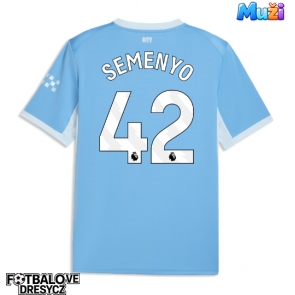 Manchester City Antoine Semenyo #42 Domácí Dres 2026-27 Krátký Rukáv Manchester City Antoine Semenyo #42 Domácí Dres 2026-27 Krátký Rukáv